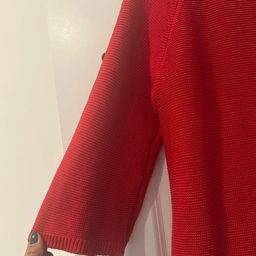 Liz Claiborne Red Crew Neck Sweater